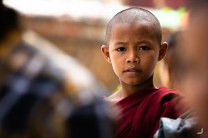 Monk at the Shwedagon
