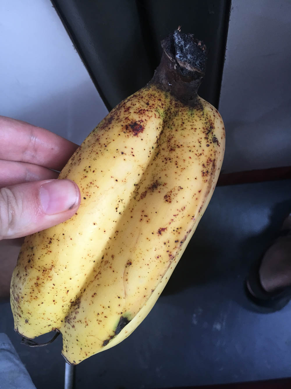A siamese twin banana