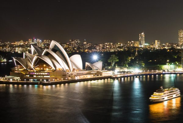 Sydney Skyline At Night